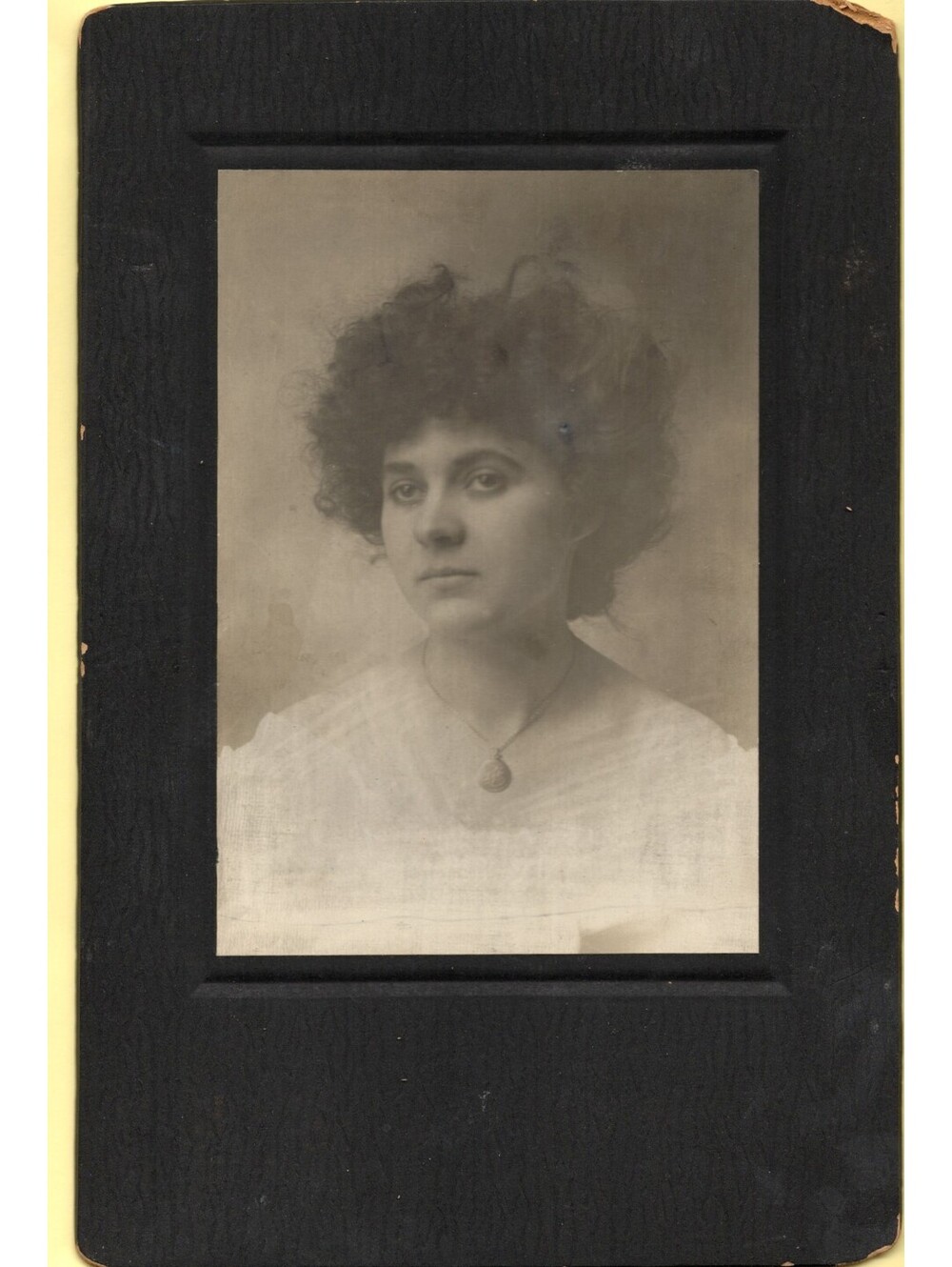 Mounted Photo of Woman Posed Portrait 10x6.5 "